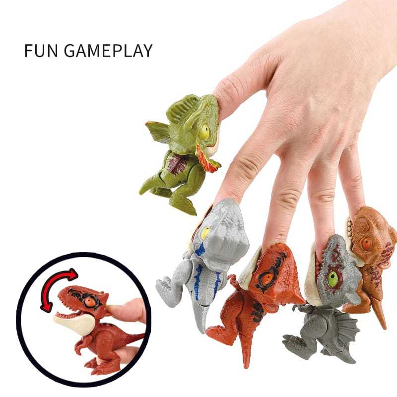 Promo Super Mainan Dino Dinosaurus Gigit Jurassic T-Rex Topper Hiasan Kue Anak Ultah Ulang Tahun