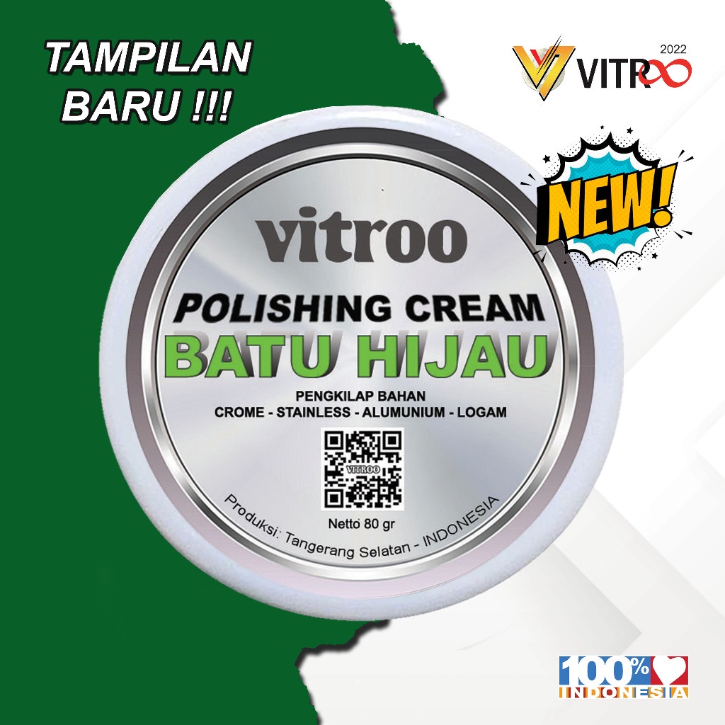 Discount Polishing Cream Batu Hijau Batu Ijo Krim Poles Untuk Pengkilap Mesin Velg Stainless Crom