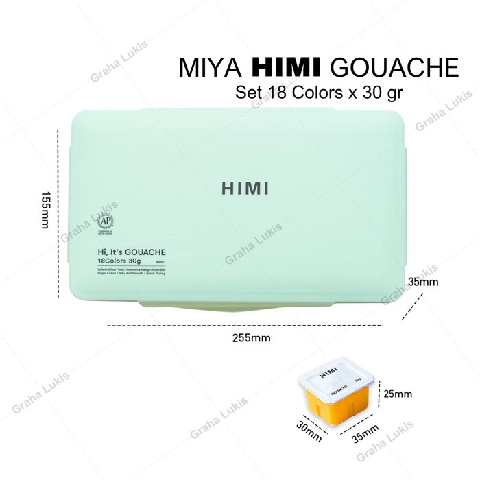 

Sale Miya Himi Gouache Set Colour 18 X 30Ml