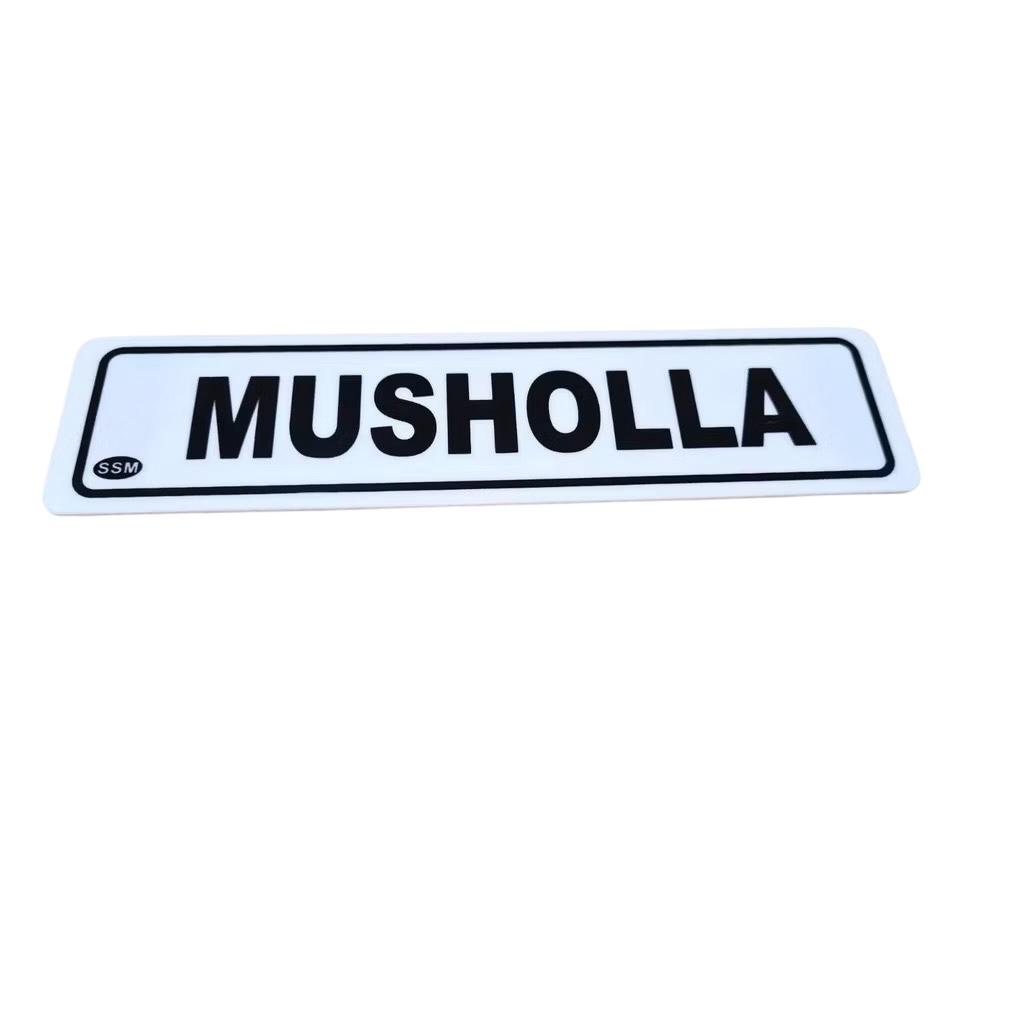 Akrilik Sign Board KECIL MUSHOLA