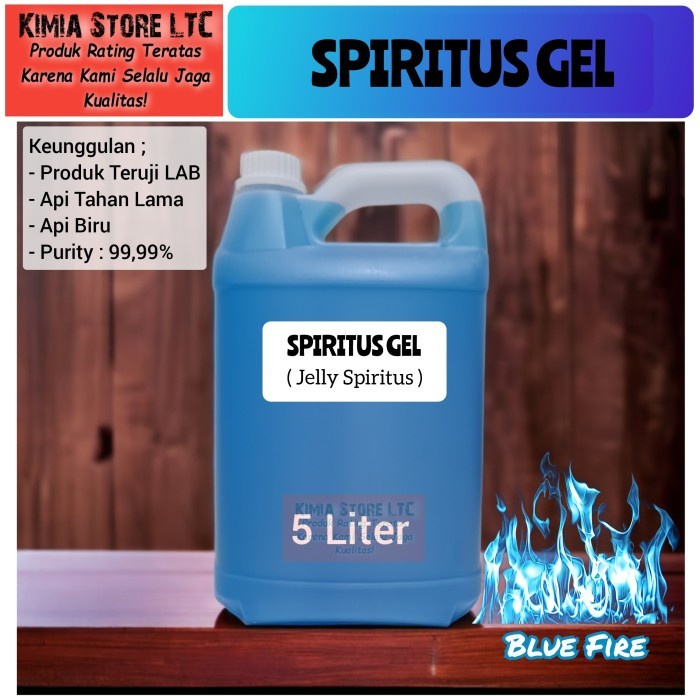 SPIRITUS 5 LITER SPIRITUS / SPIRITUS BIRU/ BAHAN KOMPOR PRASMANAN / CAMPING