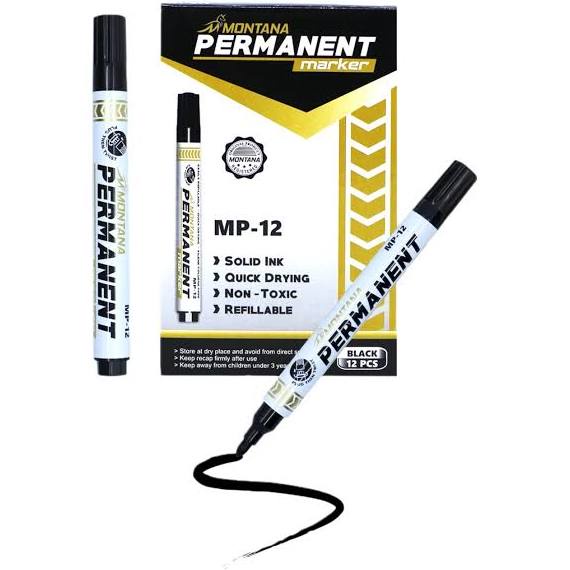 

Spidol Permanen BUL Isi 12 Pcs Hitam