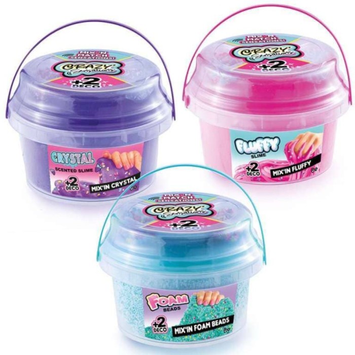 

Mainan Kreatif Anak Craze Sentations Slime Sand Foam Mix Match Bucket