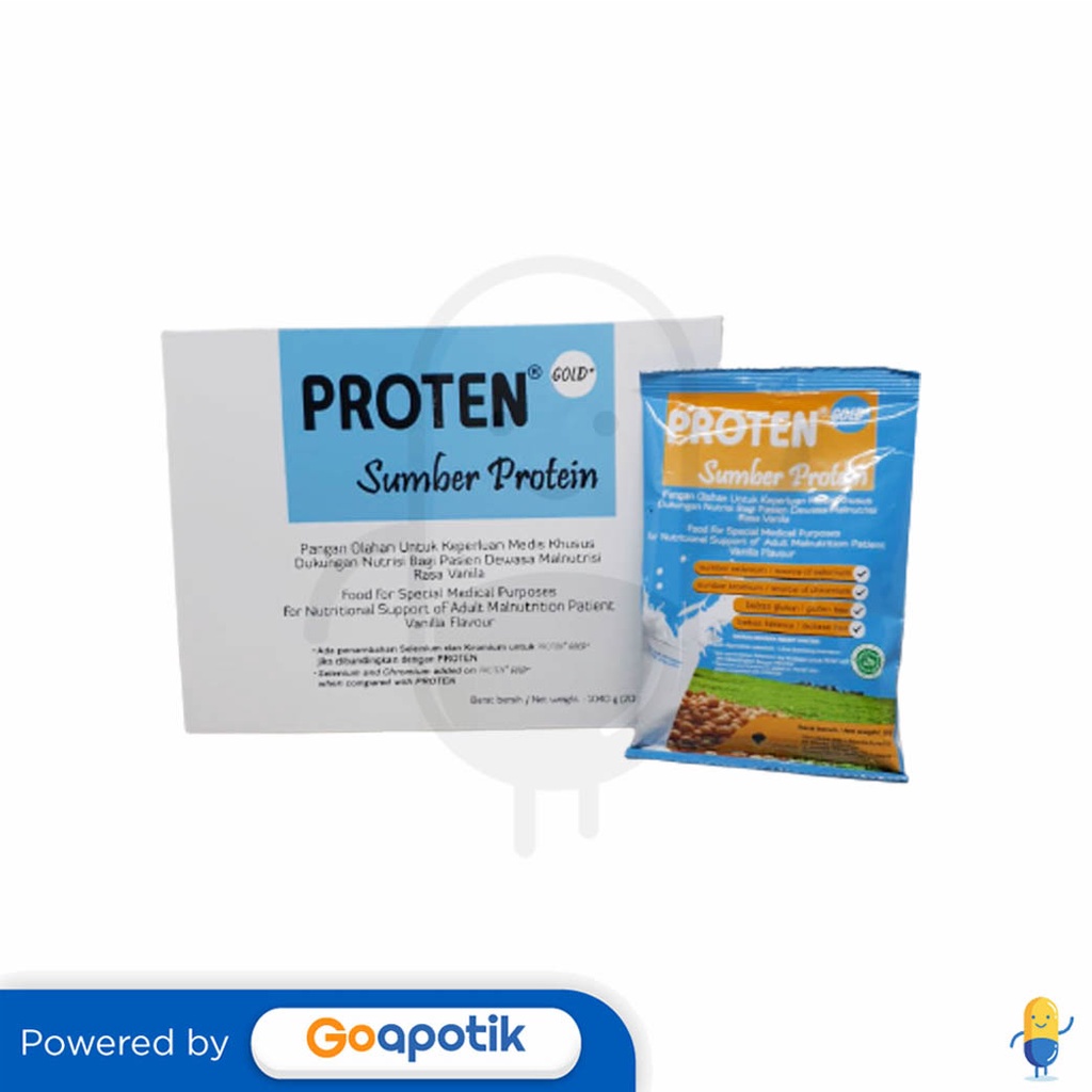 

Susu Proten Gold Vanila 1 Sachet