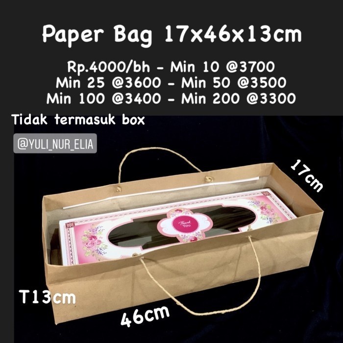

Flashshow Paper Bag 17x46x13cm