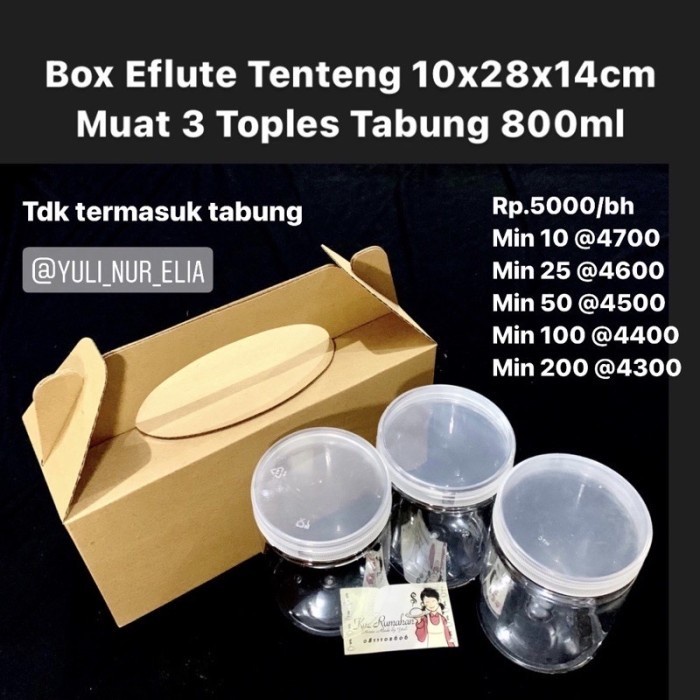 

Flashshow Box Eflute Tenteng 10x28x14cm bisa buat Goody Bag Ulang Tahun