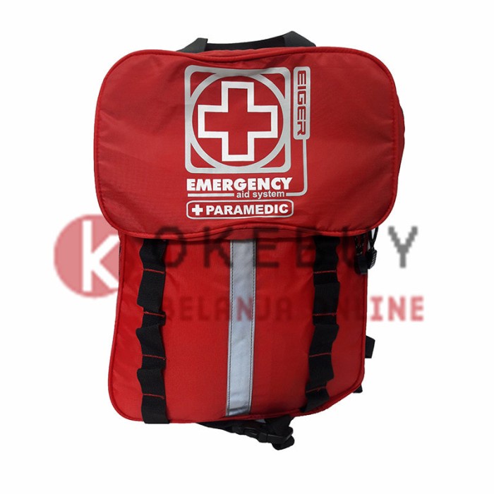 Product Laris Tas Ransel Eiger 6104 Red Backpack P3K Emergency Aid Sys