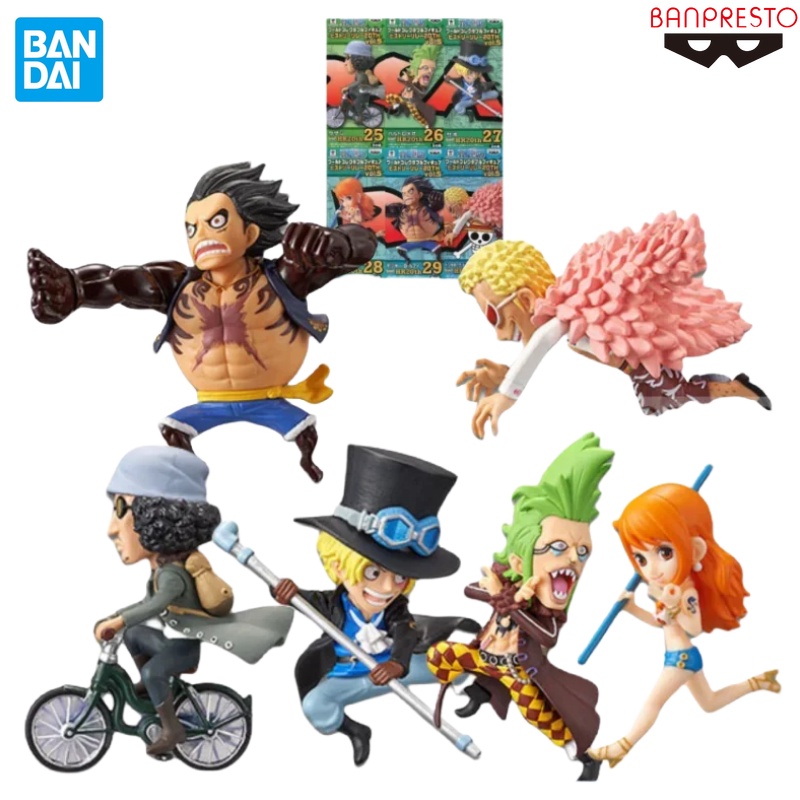 TAOCO Original BANDAI BANPRESTO One Piece WCF 20th History Relay Vol.5  Kuzan Bartolomeo Sabo Nami L