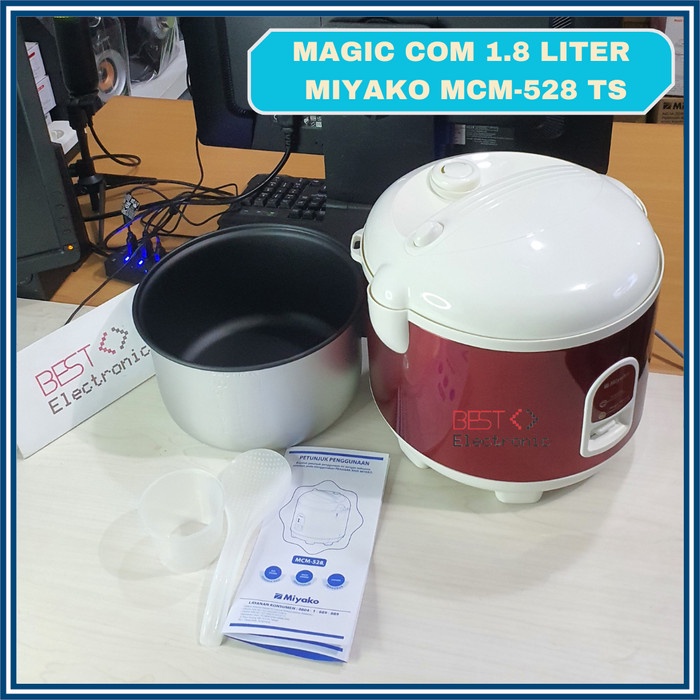 YAKO RICE COOKER / COM MCM528TS / MCM528-TS / MCM 528 TS 1,8L