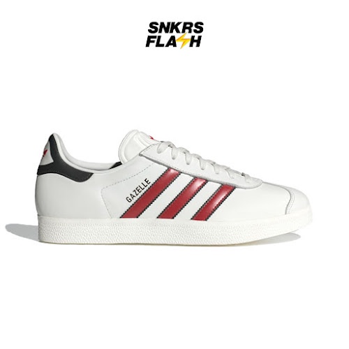 ADIDAS Gazelle Core White Sepatu Sneakers Pria - IG6211 - Size 44