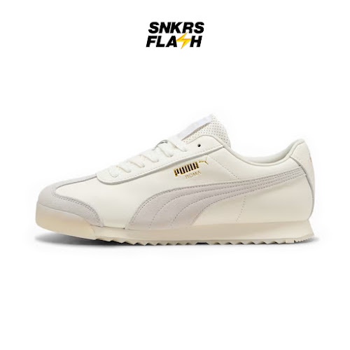 PUMA Roma Classic Warm White Sepatu Sneakers Pria - 39857201 - Size 45