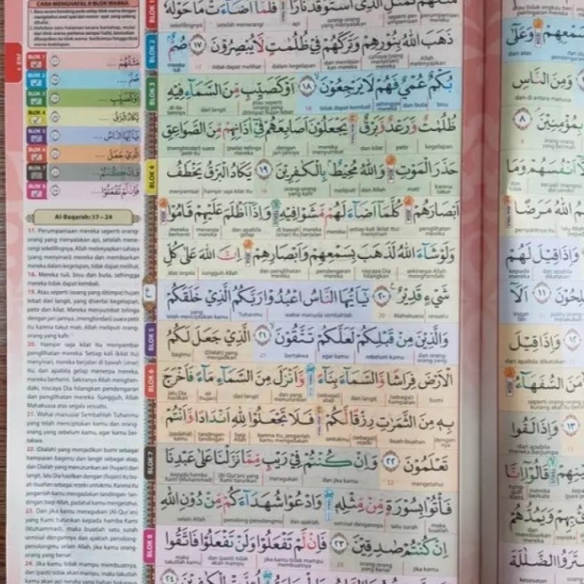 ALQURAN HAFALAN + BONUS HAFAZAN MUSHAF PERKATA LATIN JUNIOR 8 BLOK KODE 357