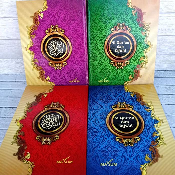 AL QURAN MA'SUM NON TERJEMAH KERTAS HVS UKURAN SUPER A4 GRATIS KALAM ALQURAN KODE 1075