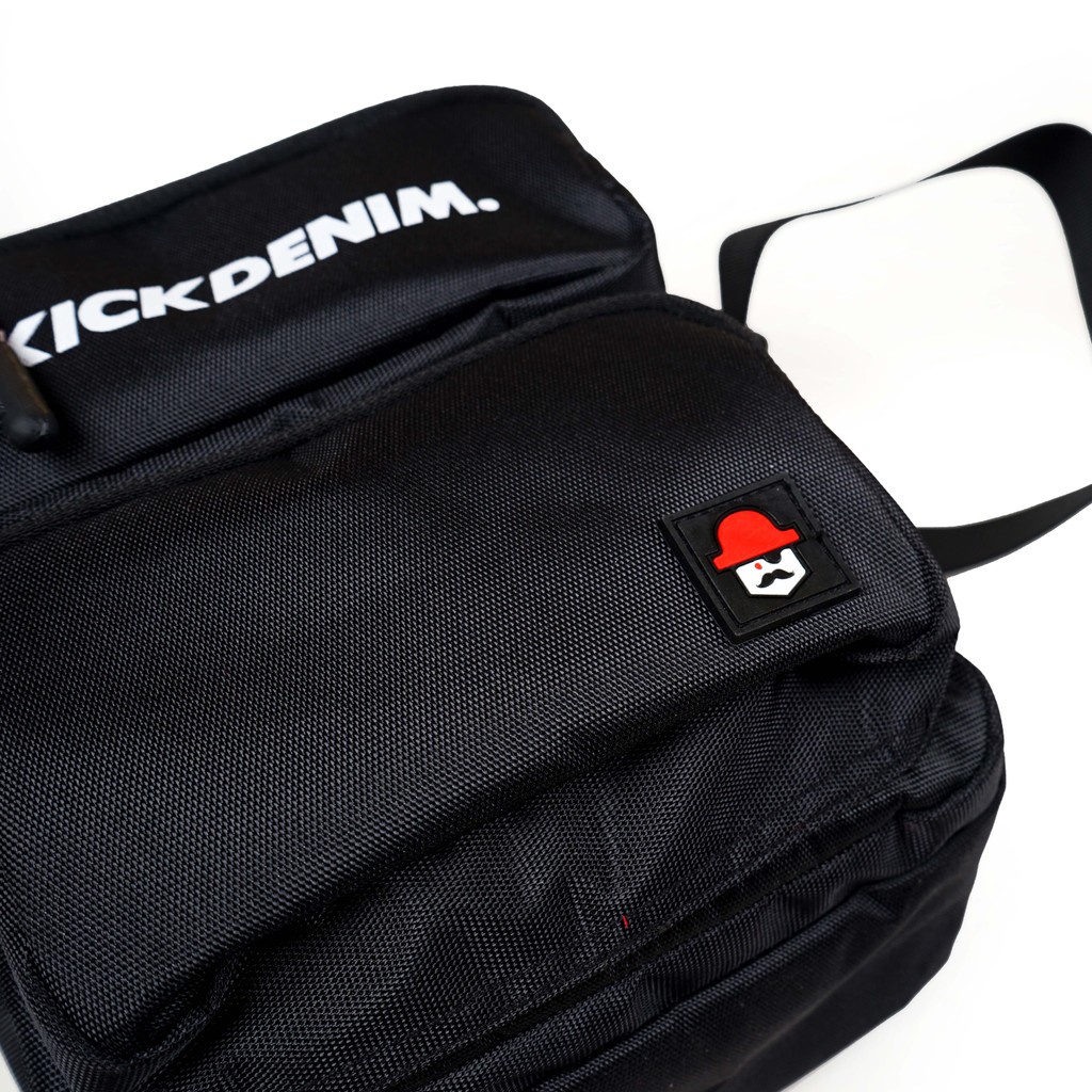 NEW Kick Denim - Tas Selempang Sling Bag Warna Hitam - SB Epico