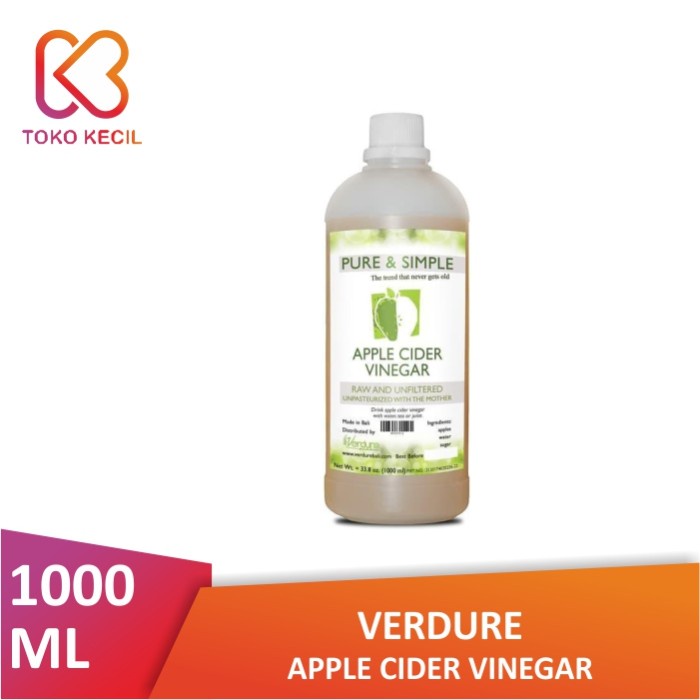 

Verdure Apple Cider Vinegar 1000 ML - 1 LT - Cuka Apel