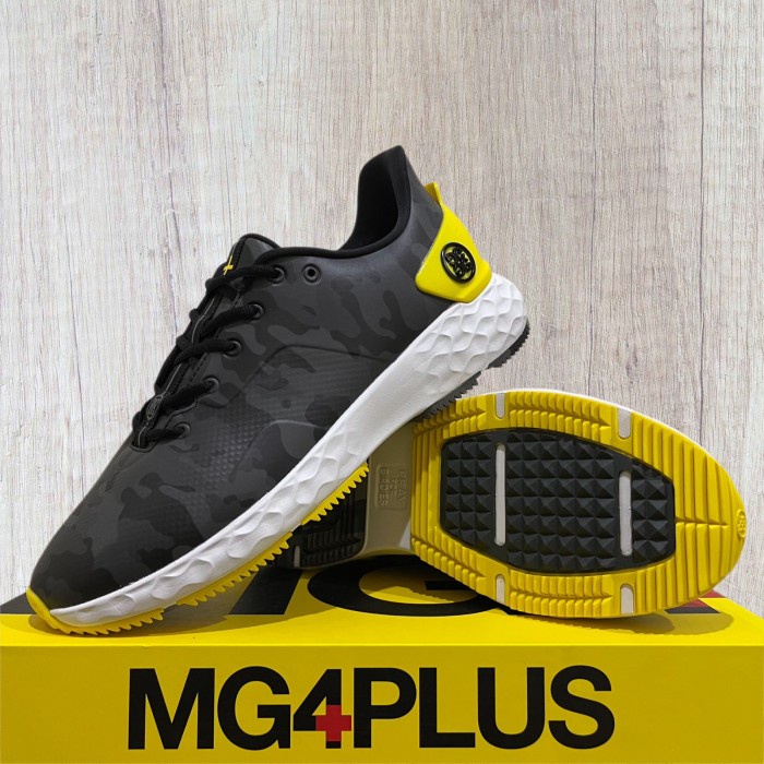 G/Fore Mg4+ Spikeless Shoes (Black/Yellow)