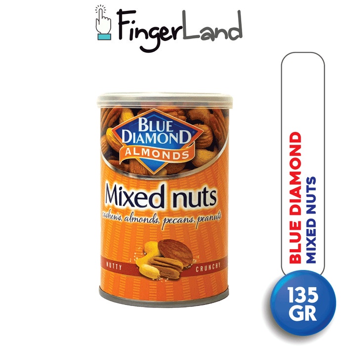 

BLUE DIAMOND Roasted Mixed Nuts 135 gram Kacang Panggang