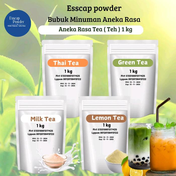 

Esscap Powder Minuman Rasa 1kg - minuman Pilihan Terbaik untuk Usaha Minuman Drink Green Matcha