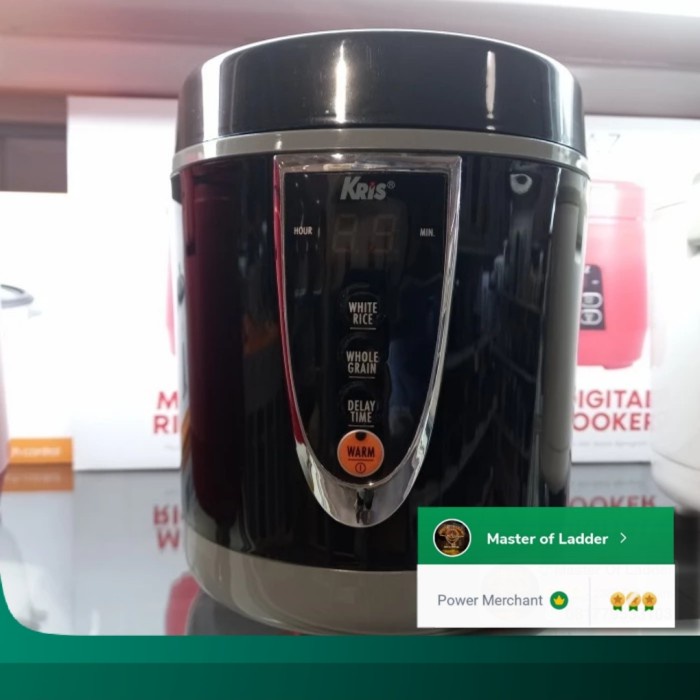 NI RICE COOKER 0.3 L KRIS TRAVEL RICE COOKER