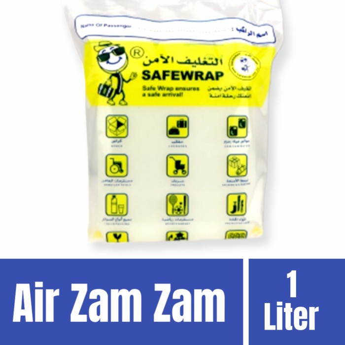 

Air Zam Zam 1 Liter Asli Original - Pure Zamzam Water Authentic Mecca
