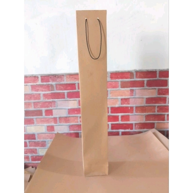 

Paper Bag Coklat Polos Ukuran 8x8x50 (paket 12pcs) |Tas Kertas |Tas Kado |Tas Souvenir payung |Paper bag Hampers