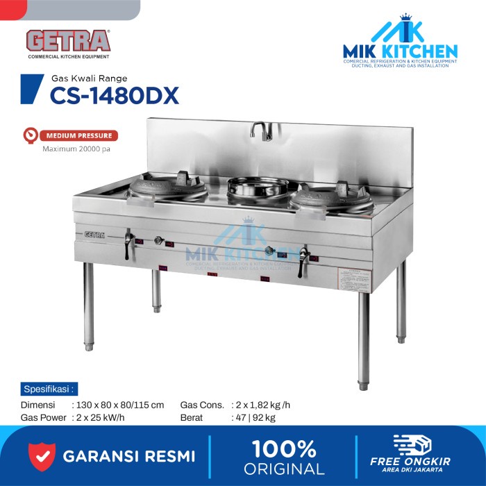 Getra Gas Kwali Range Cs-1480Dx / Cs 1480Dx /