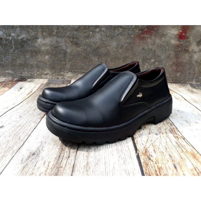 Limited Edition Sepatu Safety Septi Septy Sefti Safty Sefty Shoes Pria Slip On Slop Tanpa Tali