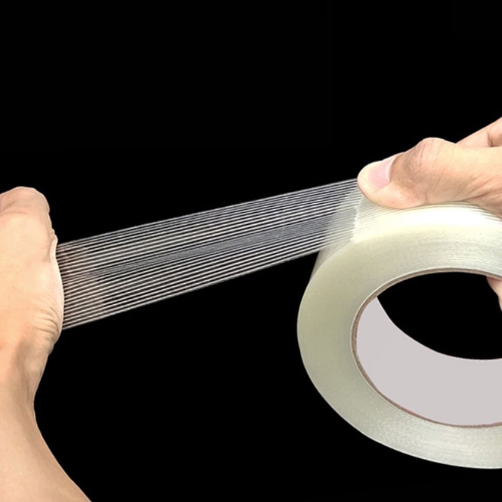 

TaffPACK Lakban Super Strong Fiber Tape Isolasi Bening 25M - GF25M