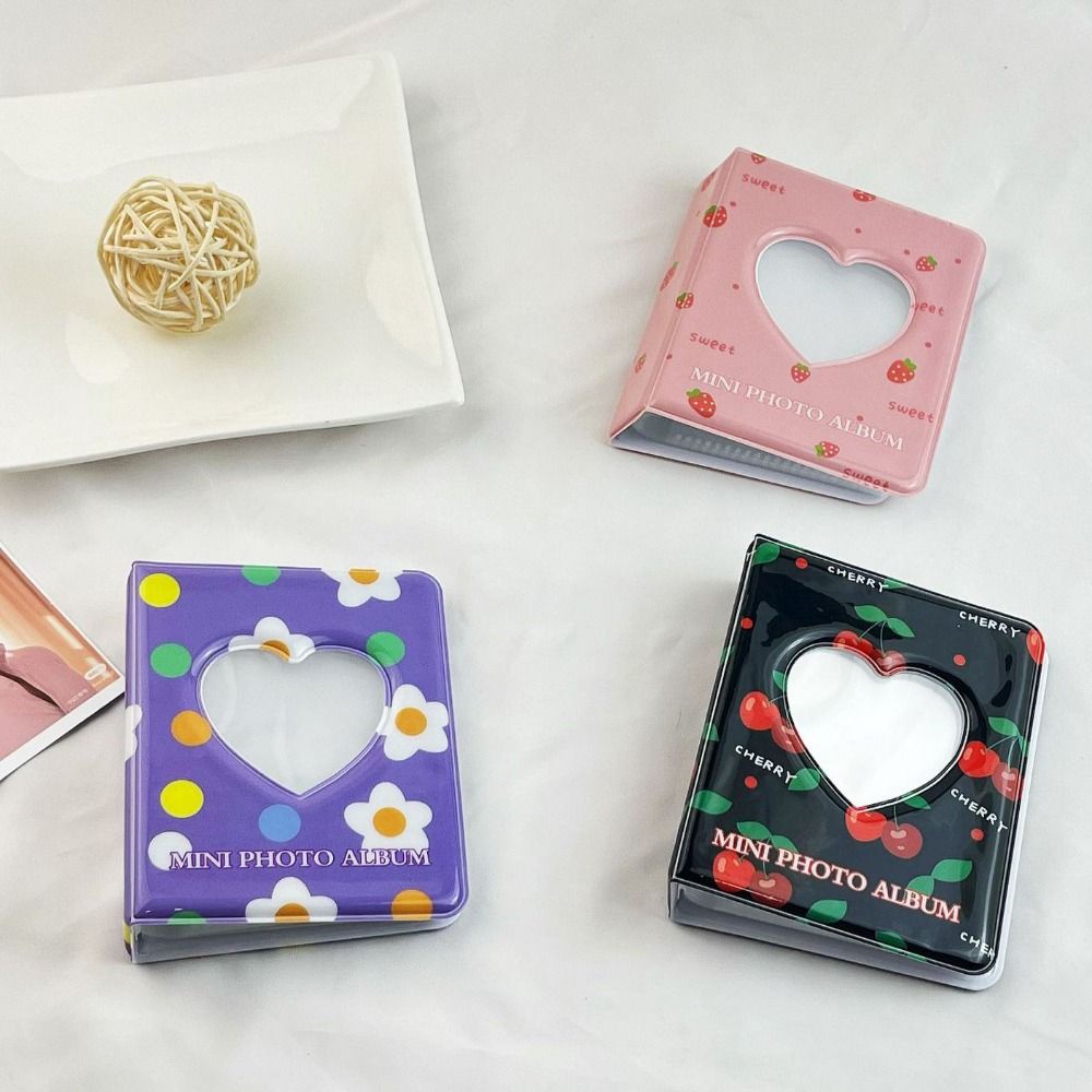 

3-Inch Mini Cartoon Photo Album with 40 Pockets Ideal for Photocard Collection Holder Book De Fotos