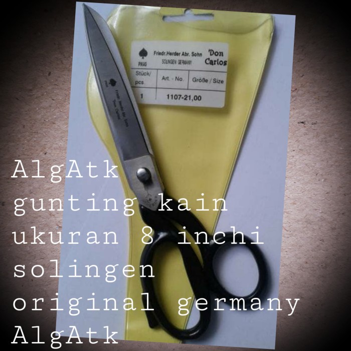 

SOLINGEN. GUNTING KAIN UKURAN 8 INCHI. ORIGINAL JERMAN.