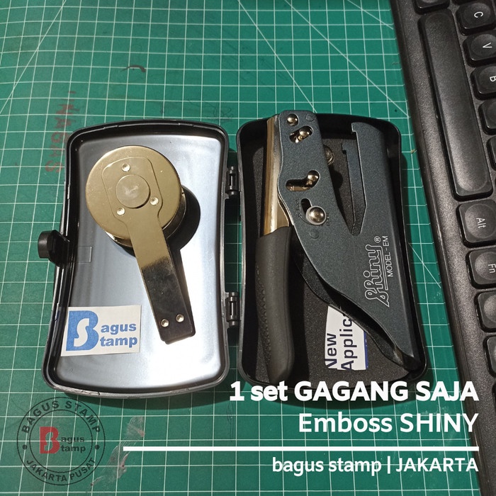 

Gagang SAJA Stempel Emboss Shiny EM Diameter 36mm 36 mm