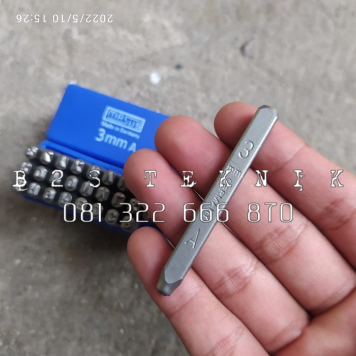 

Ketok Huruf Ukuran 3mm Letter Masus Stamp Punch Letter A-Z