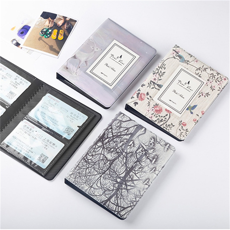 

64 Pockets Mini Photo Album 3inch PVC Photo Holds Collection Book Album For Fujifilm Instax Camera