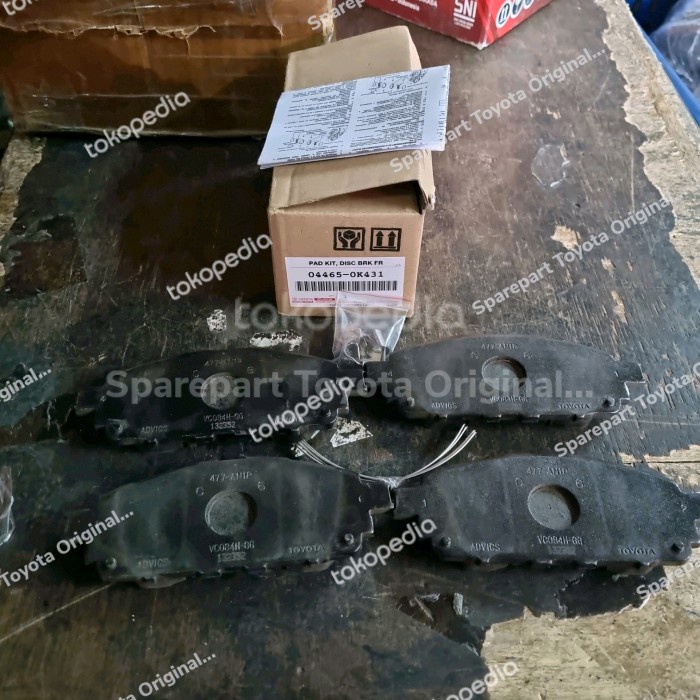 Kampas Rem Depan Brake Pad Innova Reborn 04465-0K431