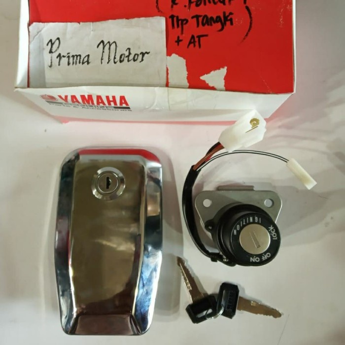 KUNCI KONTAK RX KING NEW DAN TUTUP TANGKI RX KING SET ORI YAMAHA YGP