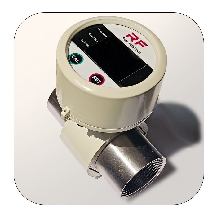 Turbine Digital Flow Meter RF flow solution 3 in 4-20 mA