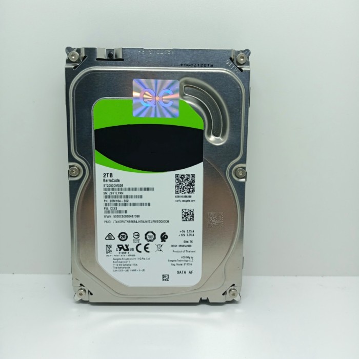 HDD 2TB Hardisk 2TB Harddisk 2TB Internal PC 3.5" SATA