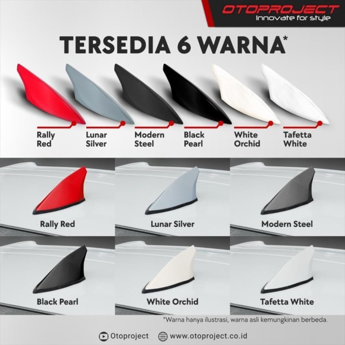 Shark Fin Antena Sirip Hiu 4.0 Radio Xpander All New Livina Otoproject