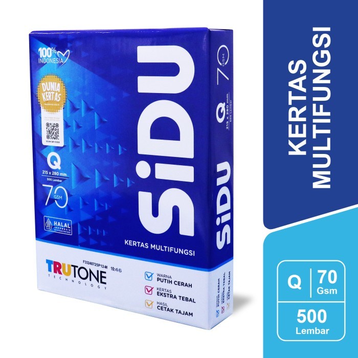 

[BMS Tangerang] Sinar Dunia Paper Photocopy 70gsm Quarto per Rim - SDU PC 70 QG