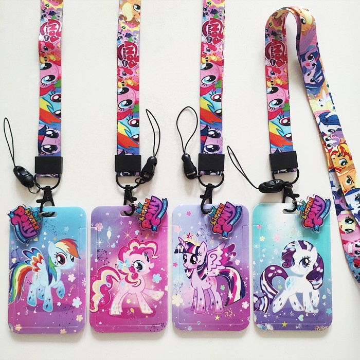 

ID Card Holder Name Tag Lanyard / Kalung Wadah Kartu My Little Pony Kode 410