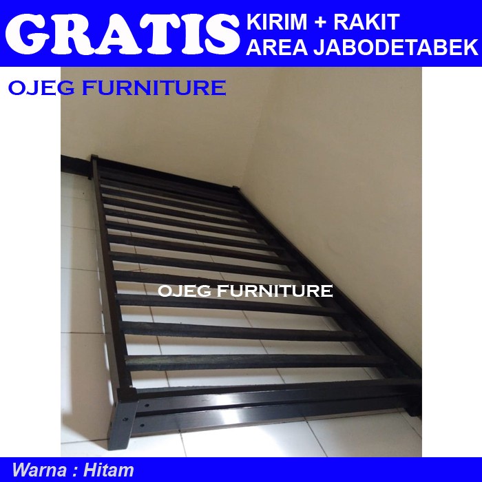 Tempat Tidur Sorong uk 100x200 / Ranjang Sorong Kayu