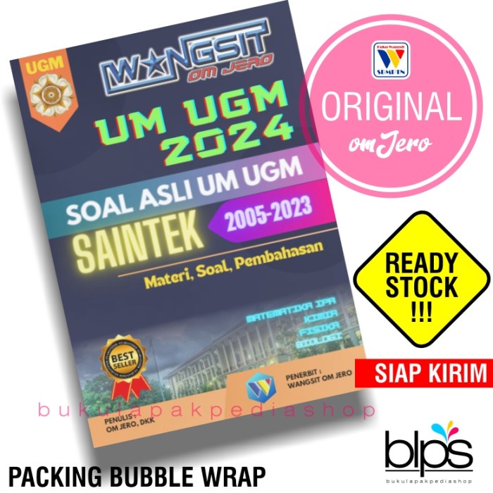 Buku Wangsit UTUL UM UGM SAINTEK 2024 / Buku Wangsit 2024
