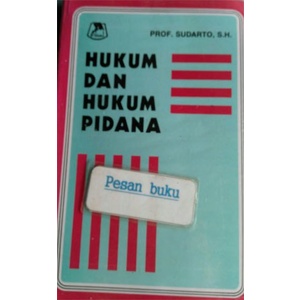 Buku Hukum dan Hukum Pidana Oleh Sudarto