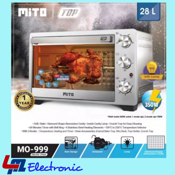 ELECTRIC OVEN 28LITER MO 999 / MO999