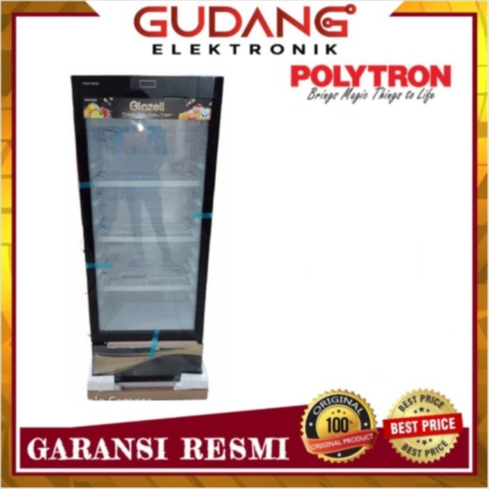 LEMARI ES KACA POLYTRON SCN-188X SHOWCASE POLYTRON SCN 188 X