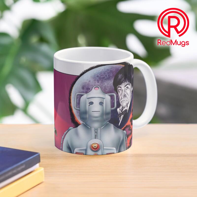 Gelas Mug The 2nd Doctor and the Cyberman Classic Mug