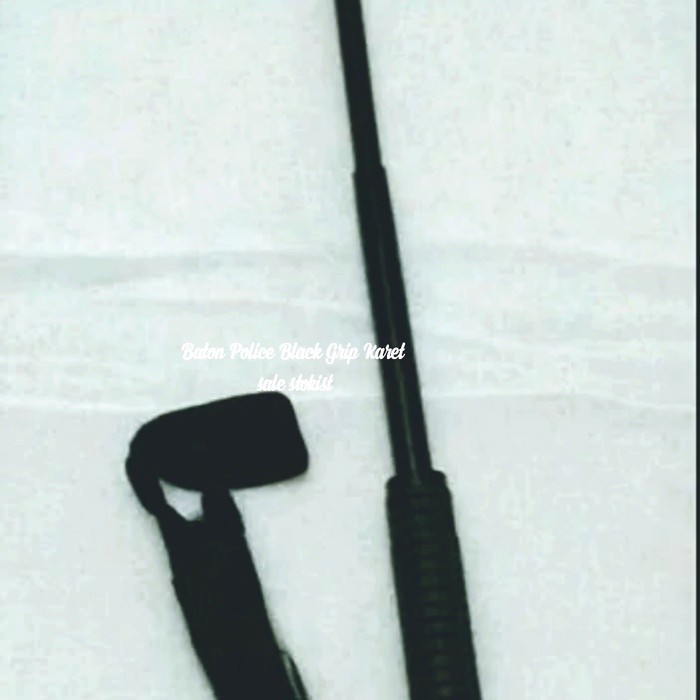 tongkat black Grip karet - pabrikan A