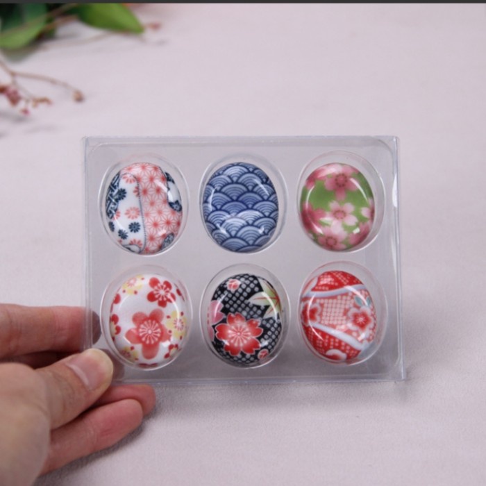 Alas Sumpit keramik - Tatakan Sumpit Keramik Model Jepang Satu set 6pc