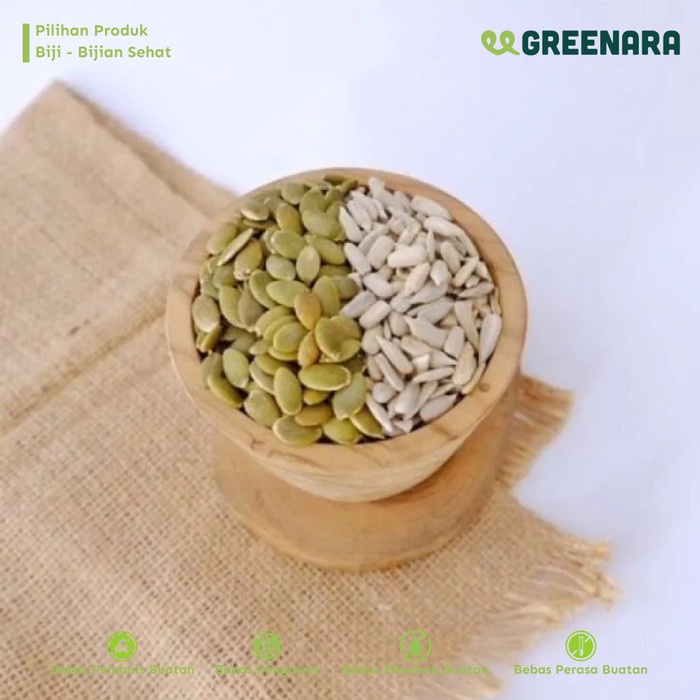 

Biji Panggang Campur (Kuaci,Biji Labu) 250gr / Roasted Mixed Seeds