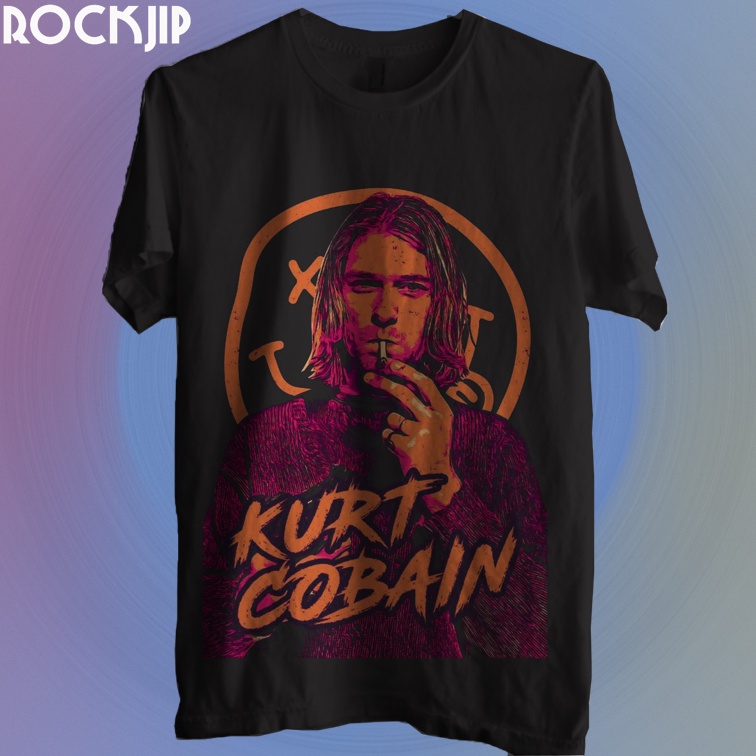 Custom Kaos Baju Distro Musik Band Rock Punk Indie Metal Pria Wanita Original Second Nirvana Terdeka